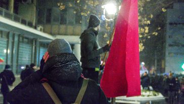 Levi blok na protestu